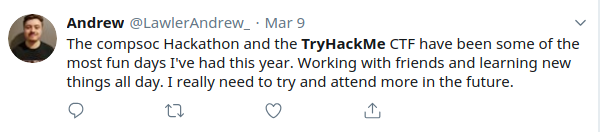 Andrew from Twitter