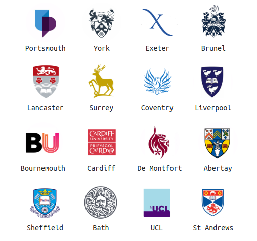 16 Universities